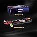 FCONEGY Lipo Battery 1200mAh 11.1V Stick Pack with Small Tamiya Plug for Airsoft Gun