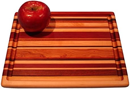 Lucky Stripes Collection Medium Cutting Board - Random Hardwoods