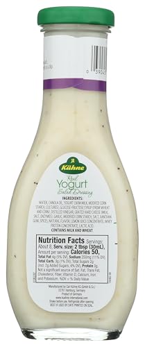 KUHNE YOGURT AND CAESAR DRESSING, 250 ML