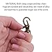PH PandaHall 50 pcs Metal Lobster Claw Clasps Swivel Lanyards Trigger Snap Hooks Strap 35x13mm for Macrame Keychain, Key Rings, DIY Bags and Jewelry Findings, Antique Bronze
