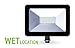 ASD 50W LED Flood Light Outdoor with Arm - 5000K Daylight 5133lm ETL & DLC - Super Bright Outdoor Light - Black Slim LED Flood Light Fixture - Landscape Yard Lighting