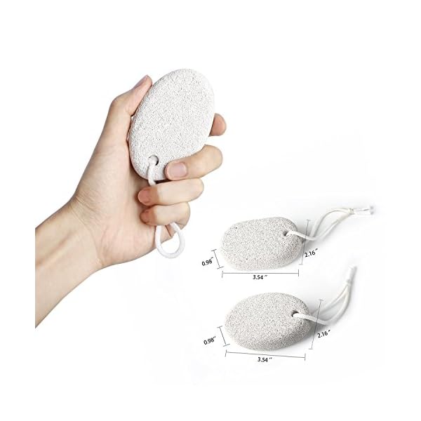 Natural-Pumice-Stone-for-Feet-2-PCS-Phogary-Lava-Pedicure-Tools-Hard-Skin-Callus-Remover-for-Feet-and-Hands-Natural-Foot-File-Exfoliation-to-Remove-Dead-Skin Natural Pumice Stone for Feet 2 PCS, PHOGARY Lava Pedicure Tools Hard Skin Callus Remover for Feet and Hands - Natural…