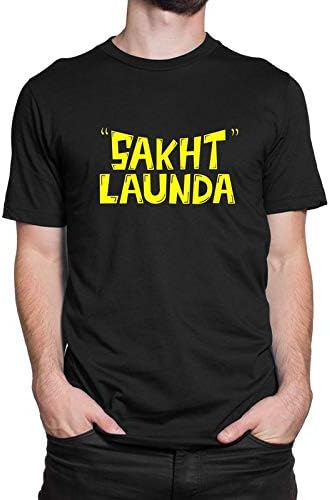 Teecreep Sakht Launda Printed Cotton T Shirt [Pack of 1]