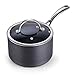 Cooks Standard 3-Quart Hard Anodized Nonstick Saucepan with Lid, Black,NC-00342