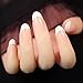 Sethexy 24Pcs French Nude Pink Glossy False Nails Wedding Ins Style Medium Press on Full Cover Fake Nails for Women and Girls