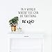 Vinyl Wall Art Decal - in A World Where You Can Be Anything Be Kind - 19