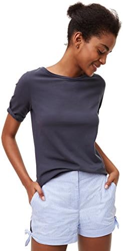 Ann Taylor LOFT Women's Elbow Sleeve Tee Plum