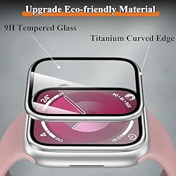 YMHML 2 Pack for Apple Watch Screen Protector 41mm