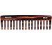 Wide Tooth Comb by Swissco | Detangling Comb for Curly Hair | Handmade Hair Combs for Women and Men | Wide Tooth Comb for Wet Hair | 6” Purse Comb, Brown