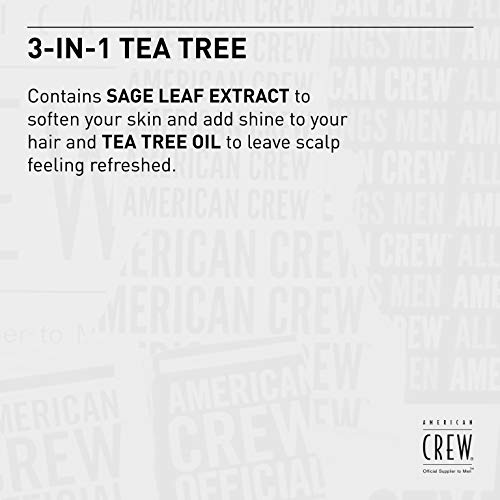 American Crew 3-In-1 Tea Tree Cleanser - Image 6