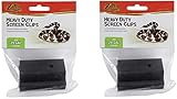 (2 Pack) Zilla Reptile Terrarium Covers Heavy Duty Screen Clips, Small 5-29 Gallons - 2 Clips Each