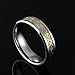Frank S.Burton Gold Plated Celtic Dragon 6mm Tungsten Carbide Wedding Band Ring Size 6.5