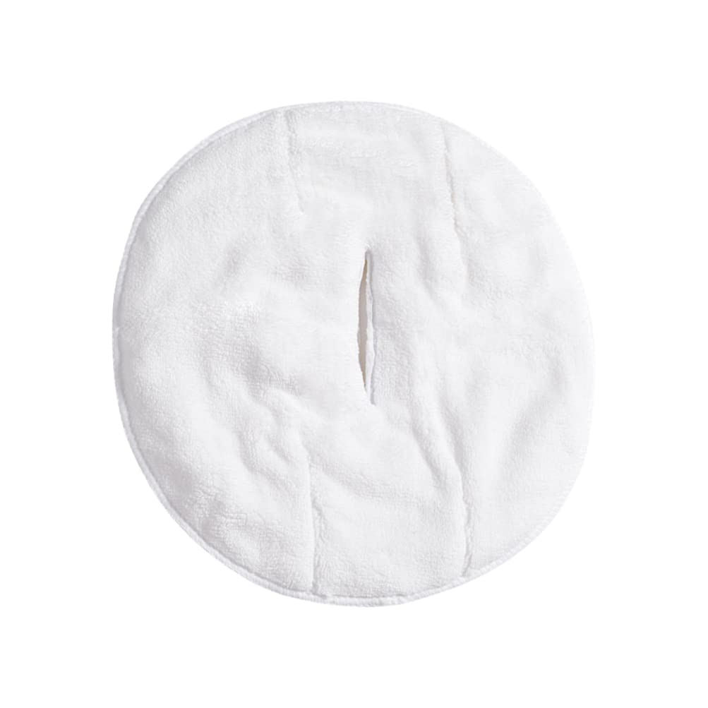 Milisten Coral Fleece Hot Compress Towel, Reusable Spa Facial Towels Cold Hot Compress Facial Towel Masks for Moisturizing Facial White