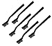 Iconikal Mini Wire Brush 6-Piece Set (Stainless Steel)