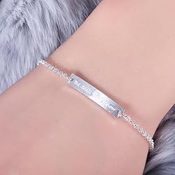 Be Still and Know Bracelet for Women, 925 Sterling