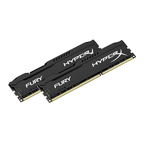 Kingston HyperX FURY 16GB Kit (2x8GB) 1866MHz DDR3 CL10 DIMM - Black (HX318C10FBK2/16)