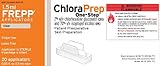 CareFusion ChloraPrep One-Step 2 Chlorhexidine gluconate 2% w/v and Isopropyl alcohol 70% v/v (Box of 20 Applicators)