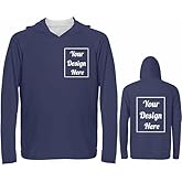 Custom Personalized Sun Protection Hoodie UV Shirts For Men Women, Customized SPF 50+ Shirts Jacket For Fishing Hiking