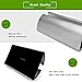 Bolier Business Card Holder, Aluminum Alloy Office Business Card Stand Name Card Display Organizer for Desk (B)