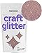 Hemway Craft Glitter - Rose Gold | 100g Ultrafine Metallic Sequin Flakes for Resin & Epoxy Crafts | Supplies for Autumn Décor, Bunting, Candle & Mask Decorating