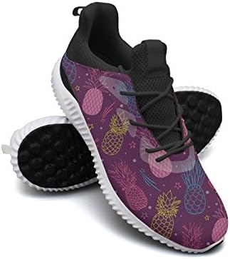 ipdterty Sports Pineapple Party Purple Summer Tropical Young Women Fashion Running Shoes