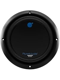 Planet Audio AC8D 1200 Watt, 8 Inch, Dual 4 Ohm Voice Coil Car Subwoofer