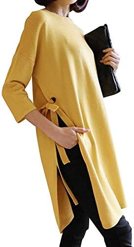 Neiman By Women’s Side Ribbon Knit Tunic Top, Dress, Slit, Beautiful
