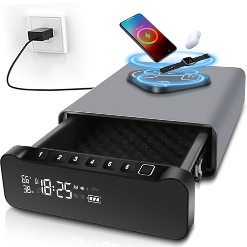 FTOP Biometric Gun Safe with Wireless Charging