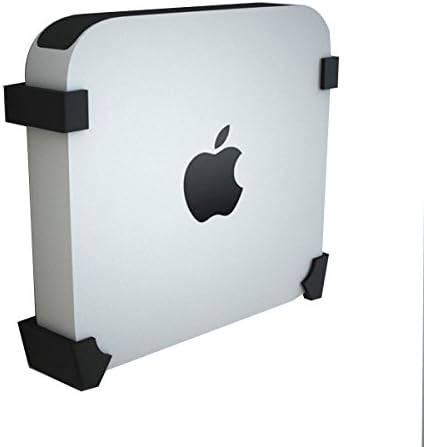 LeMik Wall Mounting Kit for Apple Mac Mini - Highest Quality Wall Mount Bracket (Black)