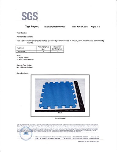 Formamide Non-Detectable Non-Toxic 24" X 24" X ~9/16" Extra Thick Rainbow Waterproof Playmats (Set of 4): Red, Yellow, Green & Blue