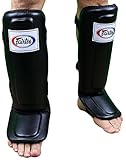 Fairtex Pro Style Shin Guards - Black - Medium