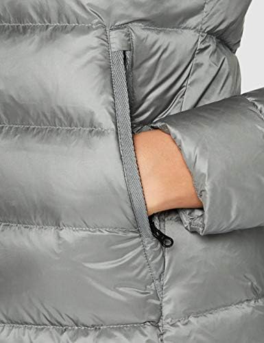 blauer impermeabile trench lunghi imbottito