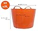 TubTrug SP42O Large Orange Flex Tub, 38 Liter