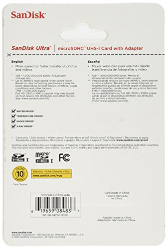 Ultra 32 GB microSD High Capacity (microSDHC) - 1 Card/1 Pack