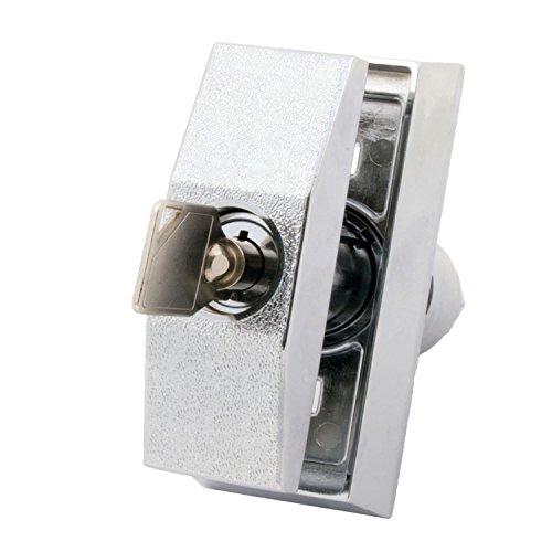 High Security Vending Machine Lock with Tubular Keyway and Chrome