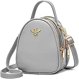 Lightweight Small Crossbody Bag For Women - Coffee Brown Cell Phone Purse & Wallet With Adjustable Strap - View #11