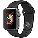 Apple Watch Series 2 Smartwatch 38mm Space Gray Aluminum Case Black Sport Band (Renewed)