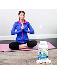 Calcio + Magnesio + Vitamina D3 – Super Absorción con Boro – Suplemento de calcio (en 10 Formas todo incluido) + Fósforo para más Fuerza de los huesos
