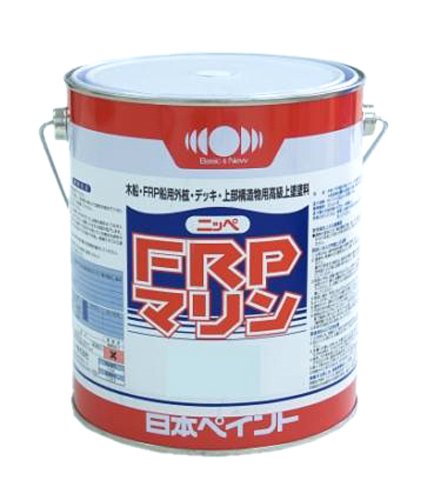ニッペ ペンキ 塗料 FRPマリン 4kg モスグリーン ラッカー つやなし 屋外 日本製 4547163000233商品画像