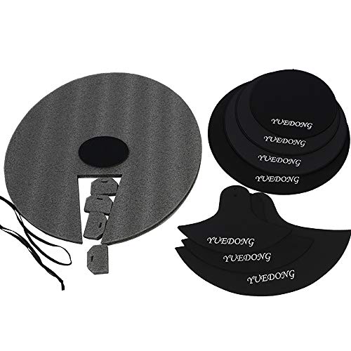 Drum Mute Kits Cymbals Pad Bass Drum Mute - Drum Mute 5 pcs 12” 13” 14” 16” 22” Cymbal Mute 4 pcs