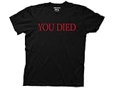 Ripple Junction Dark Souls You Died Adult T-Shirt Medium Black