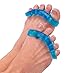 Doctor Freedom Gel Toe Stretcher Separators for Bunions, Overlapping and Hammer Toes Pain Relief, Best Personal Orthopedic and Therapeutic Feet Relief for Men and Women, Includes 7-stage nail buffer