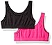 Fruit of the Loom Girls' Santoni Sports Bra 2 Pack