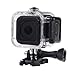 CamKix Waterproof Housing Compatible with GoPro Hero5 / Hero4 Session Action Camera - for Underwater Use - Water Resistant up to 132ft (40m) - Take Your Camera 4X Deeper
