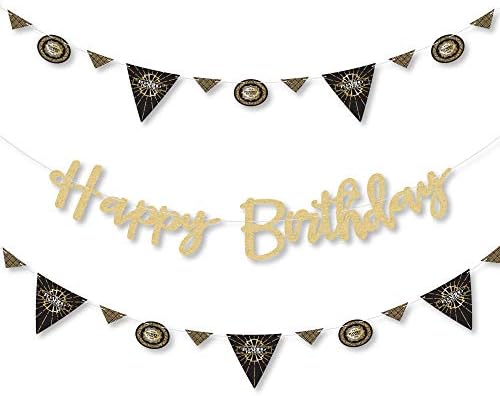 Roaring 20 S 1920s Art Deco Jazz Birthday Party Letter Banner