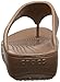 crocs Women's WN Platform Flip Sandal, Bronze, 9 B(M) US