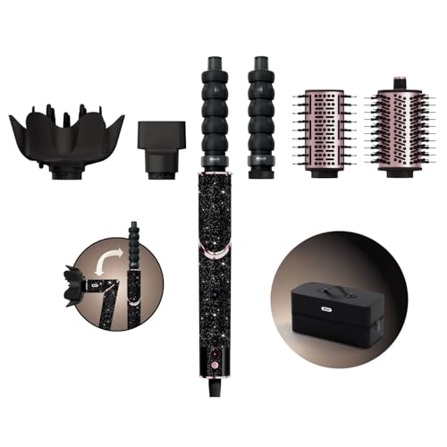 Shark FlexStyle 5-en-1 air styler & seche-cheveux HD440EU Noir/Rose
