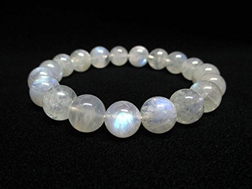 Amazon Co Jp レインボームーンストーン ブレスレット 約10 5 12mm 天然石専門店 販売 鬮石 ホビー