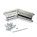 uxcell 2PCS 3 Inch Double Action Spring Hinges for Saloon Cafe Swing Doors