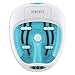 HoMedics Foot Salon Pro Footbath with Heat Boost Power | Massaging Vibration, 4 Pedicure Spa Attachments, Splash Guard | Soothe Tired Muscles, 4 Pressure Node Rollers, Built-In Storage